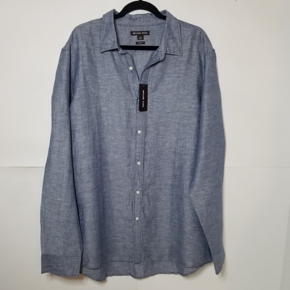 Michael Kors Button Down Casual/Dress Shirt - Picture 1 of 8